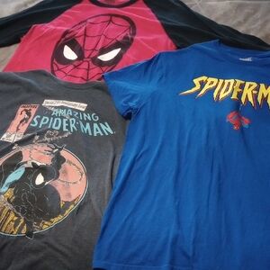 Bundle Of 3 Spiderman Tees